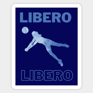 Volleyball Player Libero Magnet